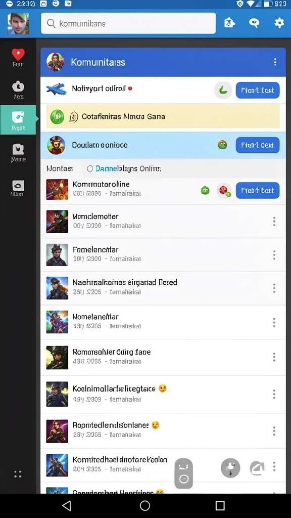 Tampilan awal aplikasi yang menarik.