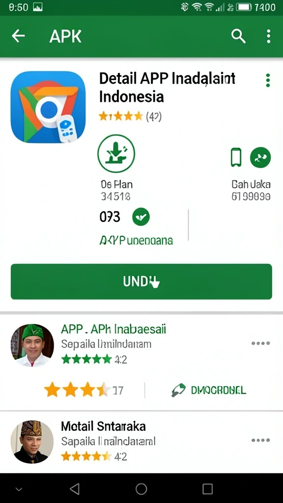 Contoh item upgrade yang tersedia.