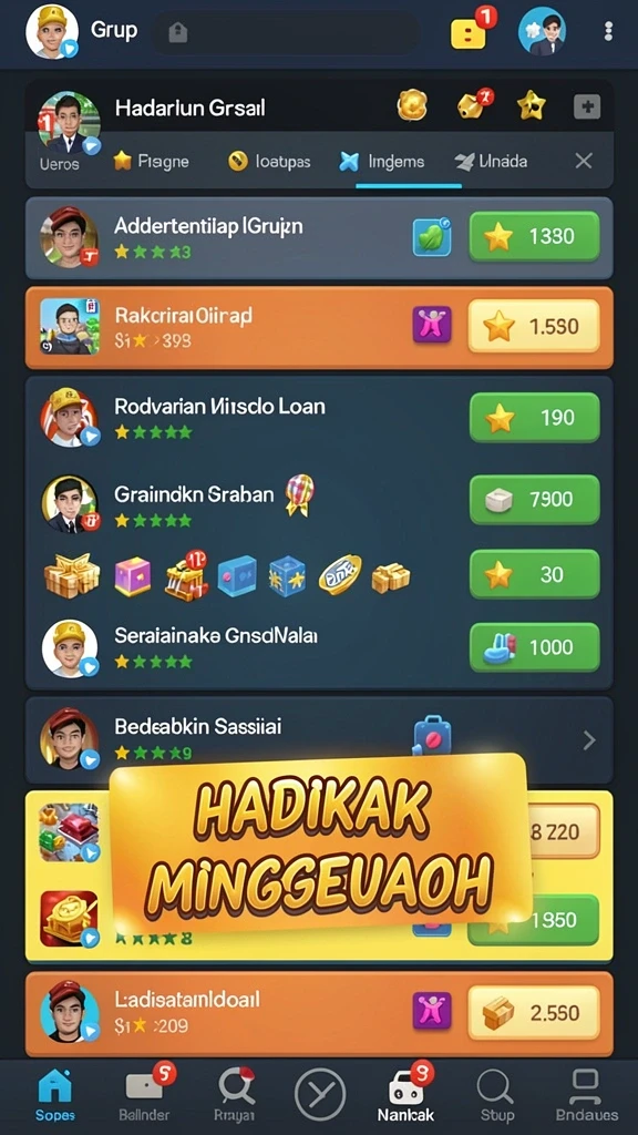 Level yang penuh tantangan dan keseruan.