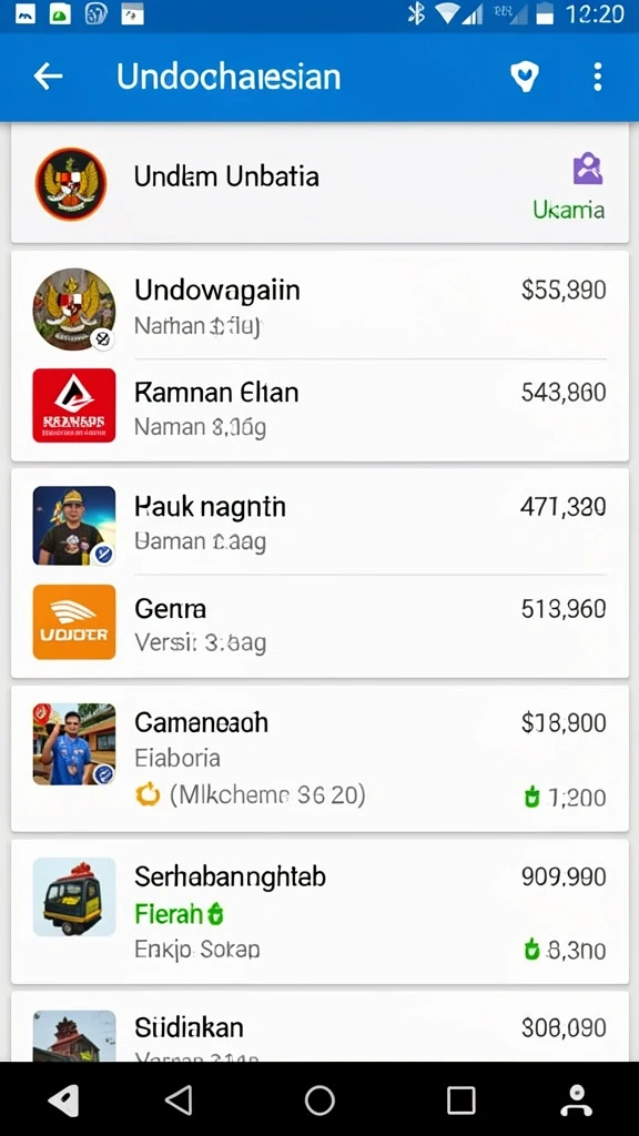 Beragam pilihan tema permainan slot.
