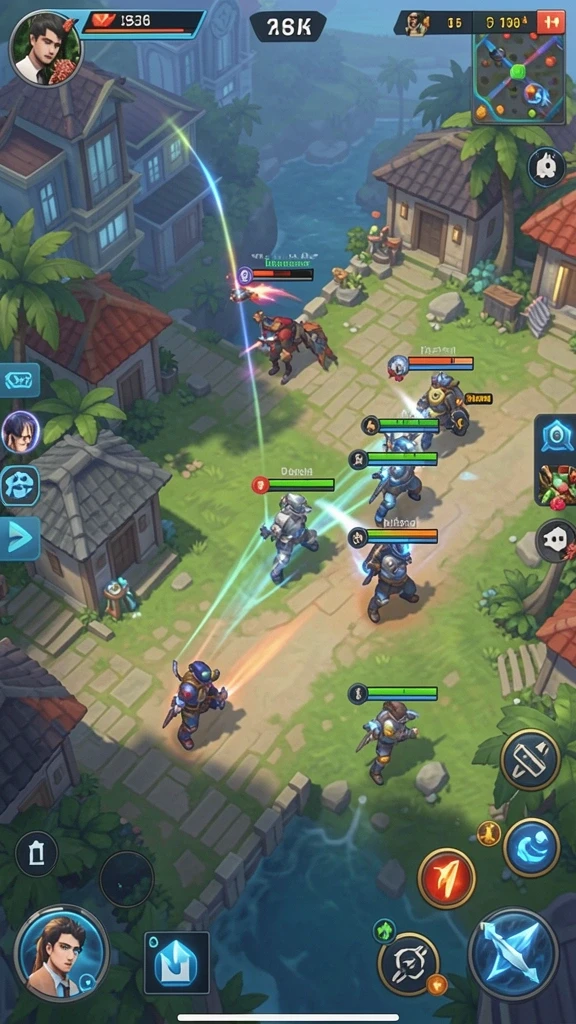 Mode multiplayer memungkinkan bersaing dengan teman.