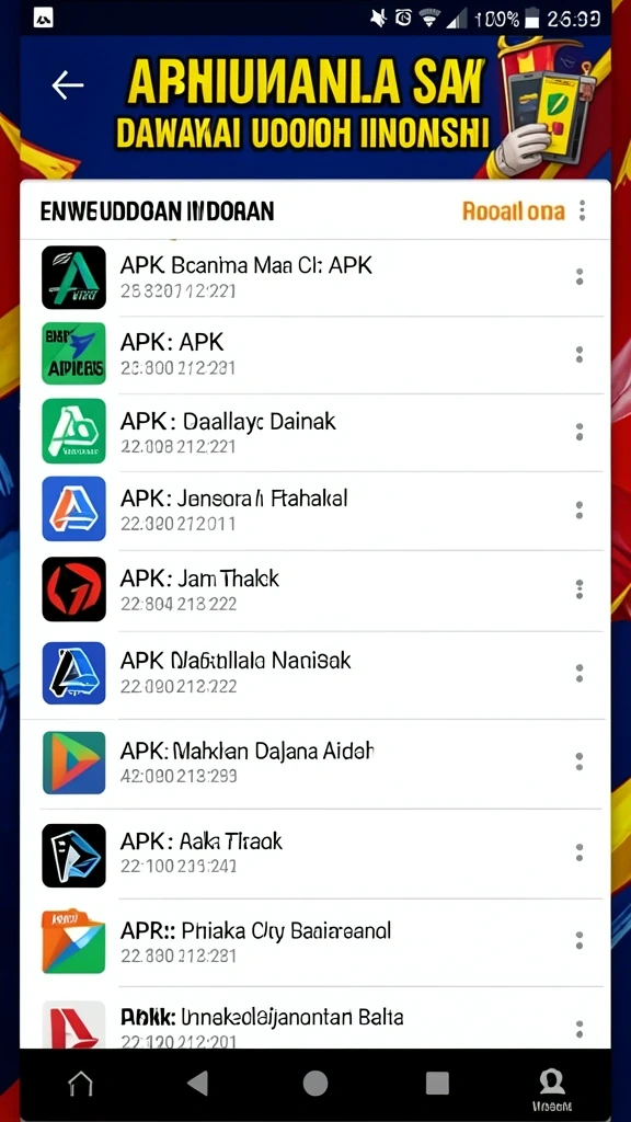 Screenshot dari salah satu level menantang dalam game.