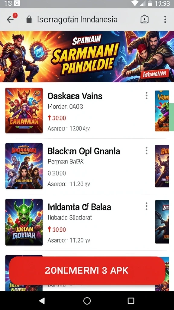 Tampilan awal C7890 yang menarik dan interaktif.