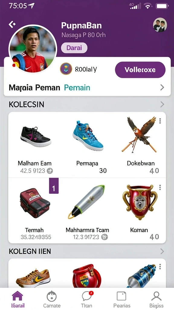 Tampilan antarmuka DANA777 yang modern dan menarik.