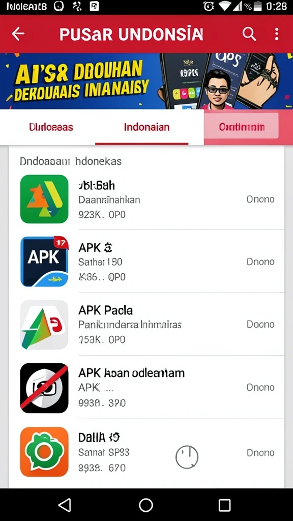 Tampilan antarmuka yang menarik dan user-friendly.