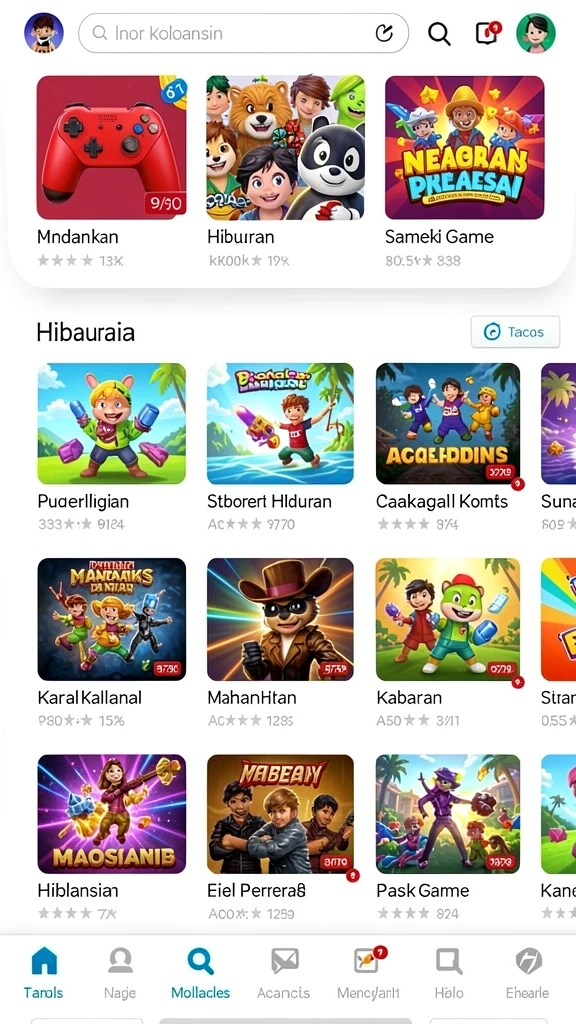 Screenshots menampilkan misi menantang di DEWANUSA.