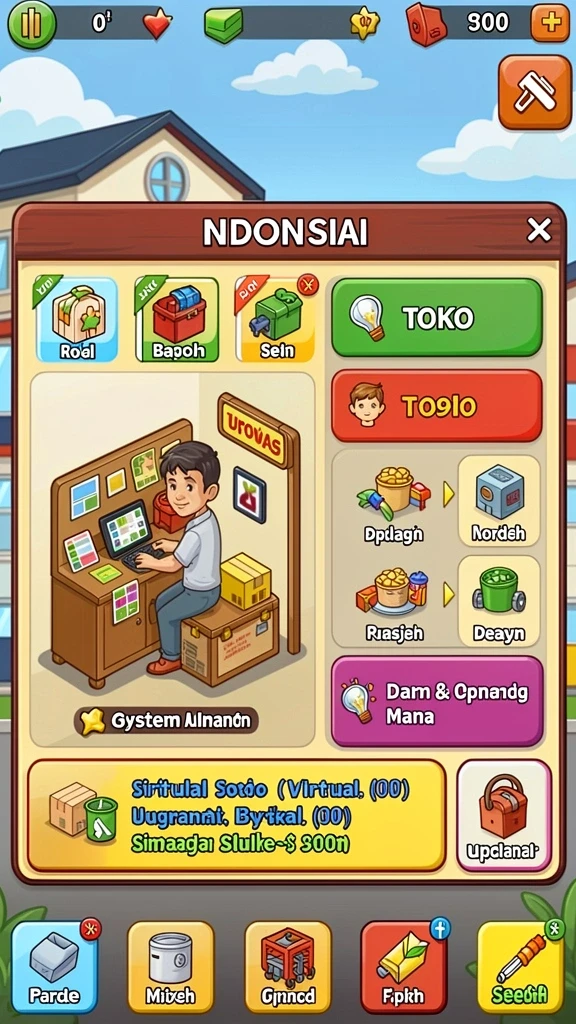 Tampilan antarmuka yang menarik dan mudah digunakan.