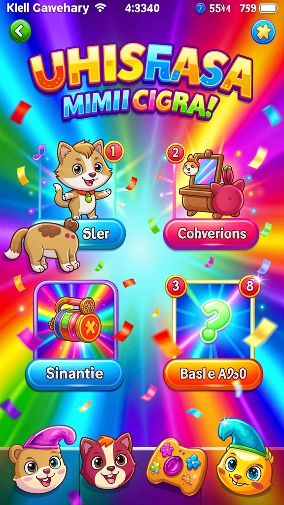 Beragam mini games seru untuk dinikmati.
