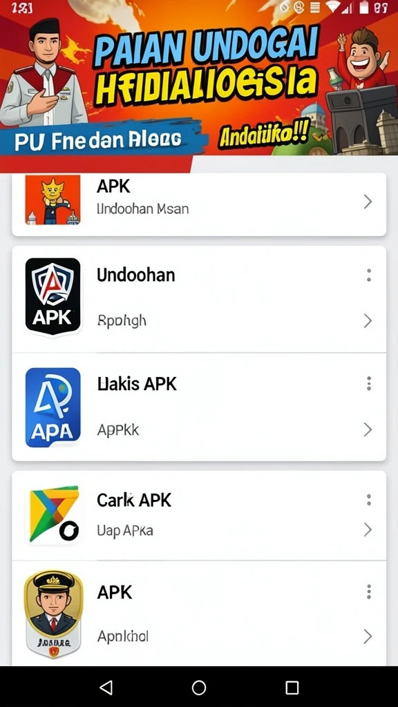Karakter-karakter unik dengan desain menarik.