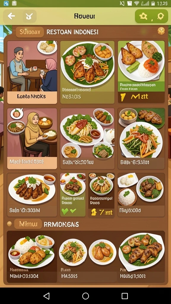 Berbagai karakter unik untuk dipilih dan dimainkan.