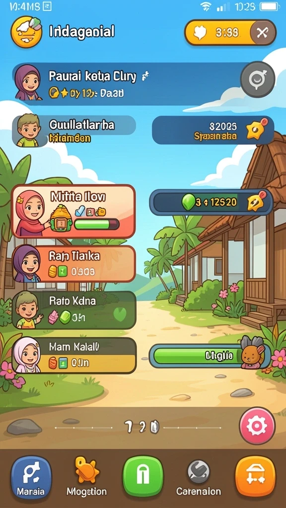 Beragam pilihan permainan judi yang tersedia.