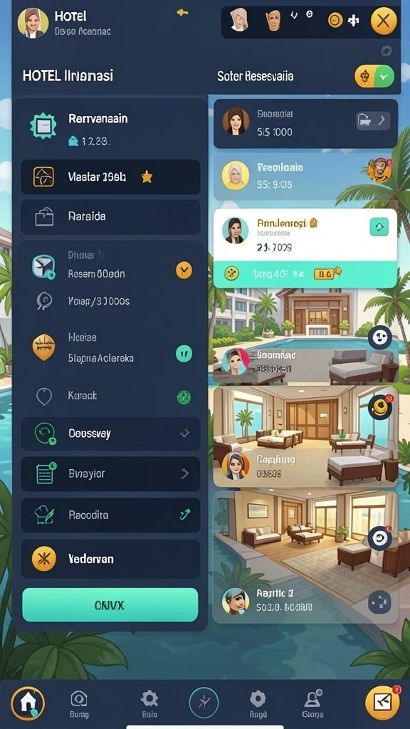 Tangkapan layar dari permainan slot yang populer.