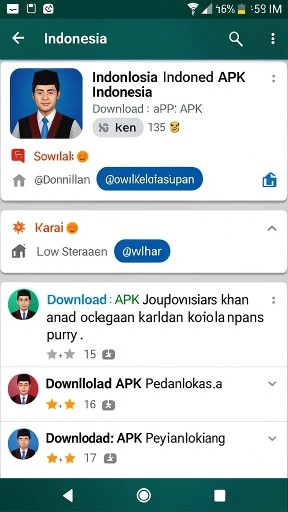 Screenshot menunjukkan antarmuka yang menarik dan mudah digunakan.