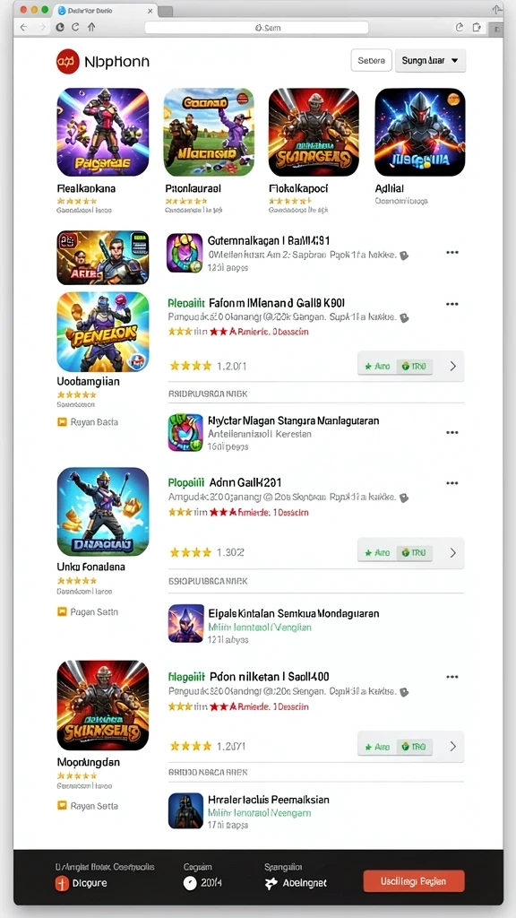 Tampilan antarmuka yang menarik dan user-friendly.