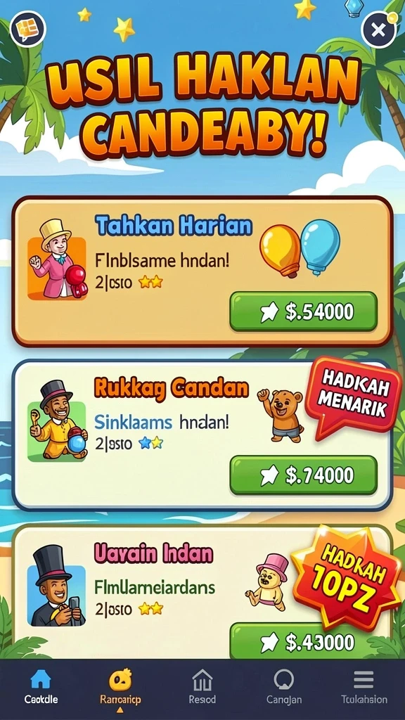 Screenshot: Tampilan antarmuka permainan slot yang menarik.
