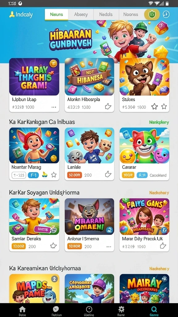 Screenshot: Halaman profil pengguna dengan statistik permainan.