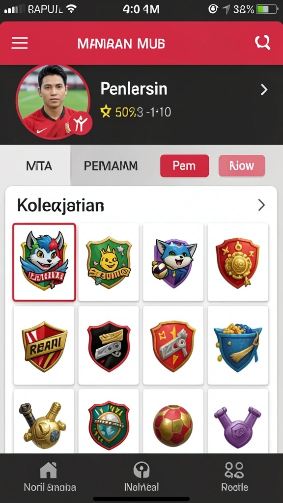 Tampilan antarmuka yang sederhana dan menarik.