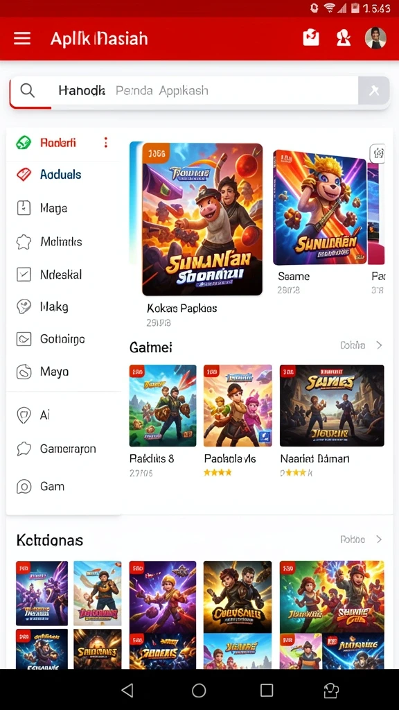 Screenshot saat berkompetisi dalam mode multiplayer.