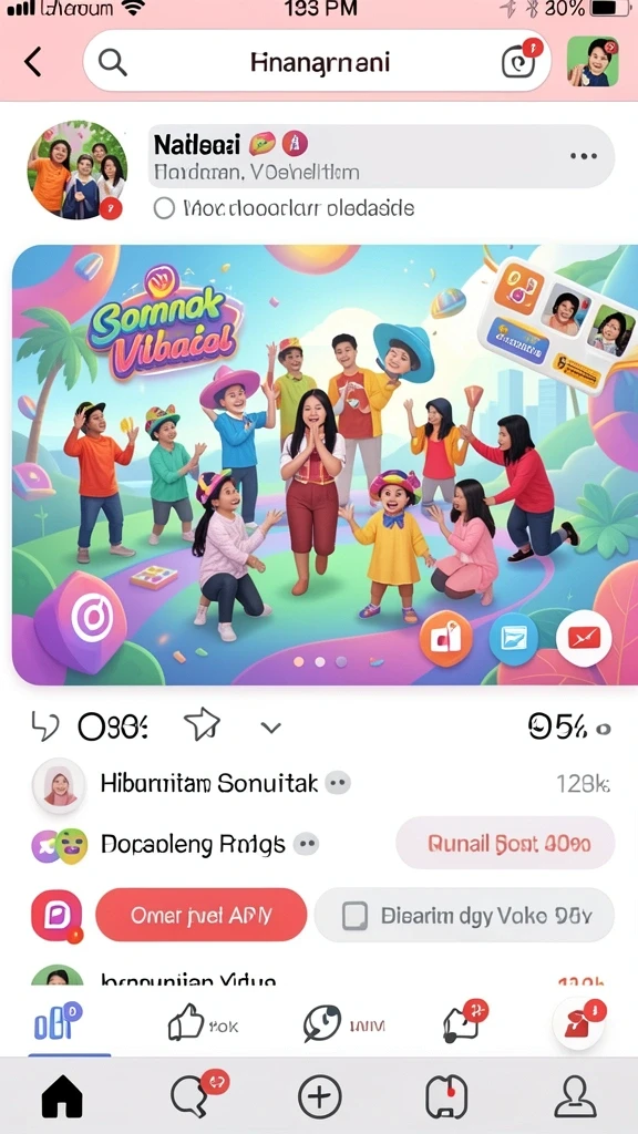 Screenshot menampilkan fitur mode multiplayer yang seru.