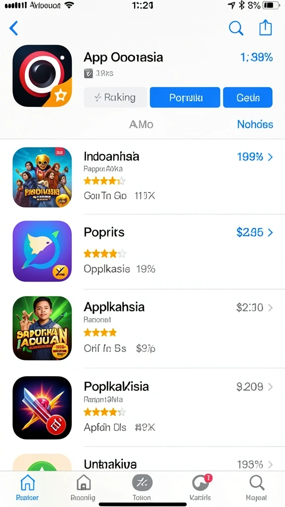 Tampilan awal yang menarik dengan menu yang intuitif.