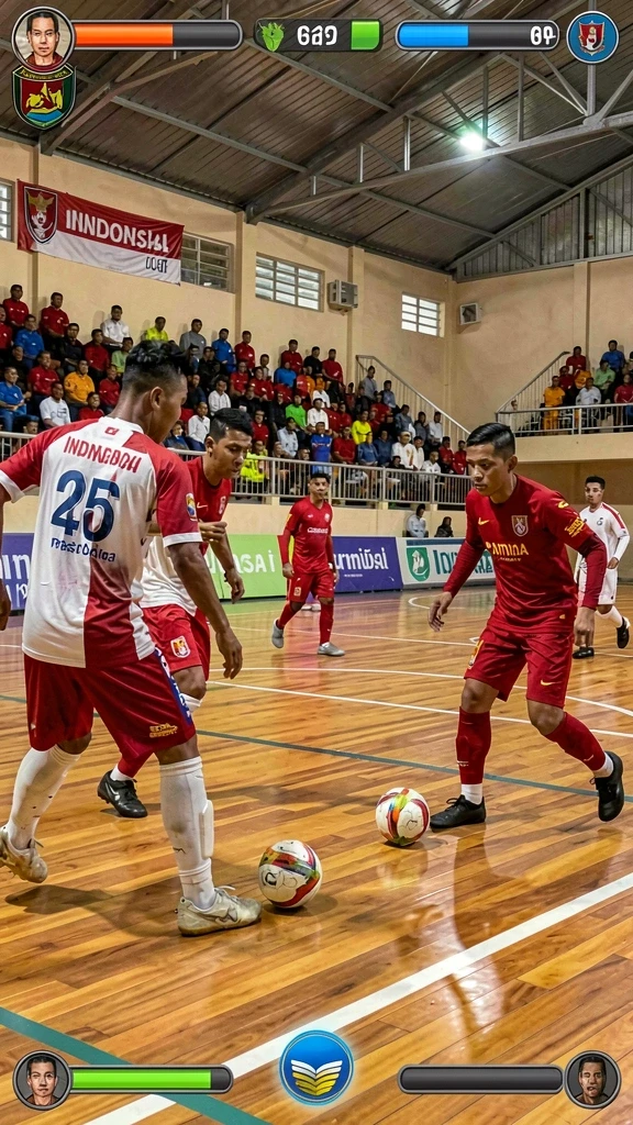 Tampilan awal yang menarik dengan grafis menawan.