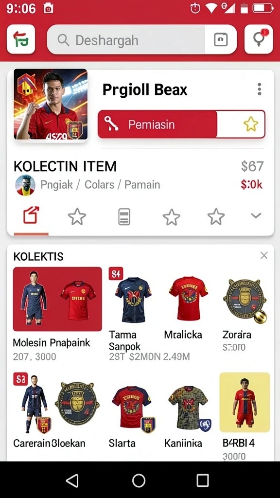 Tampilan antarmuka yang menarik dan user-friendly.