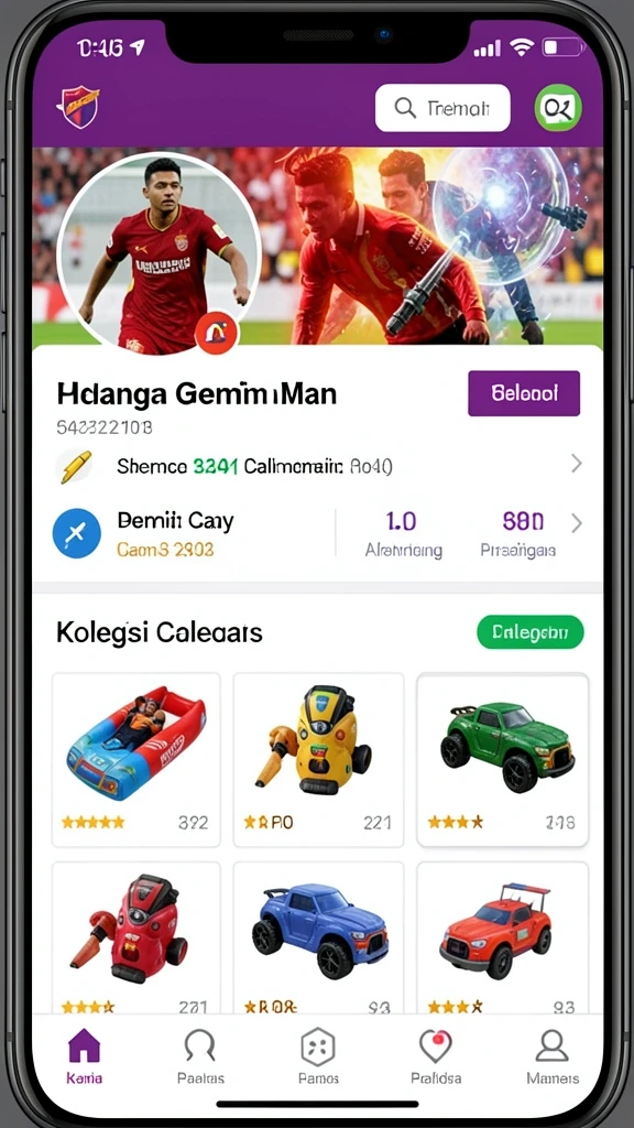 Tampilan grafis yang memukau dan penuh warna.