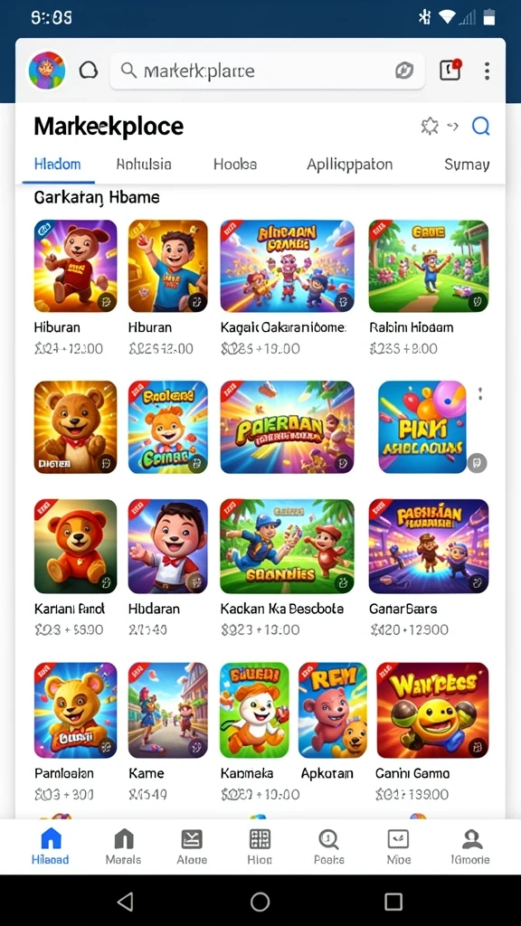 Fitur sosial memungkinkan interaksi dengan teman.