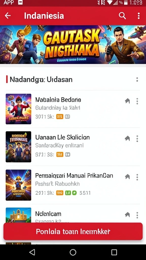 Screenshot menampilkan karakter utama dalam aksi penuh semangat.