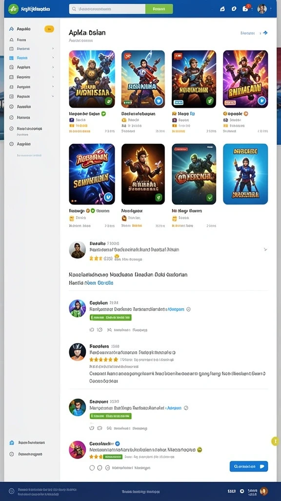 Beragam pilihan game yang seru untuk dimainkan.