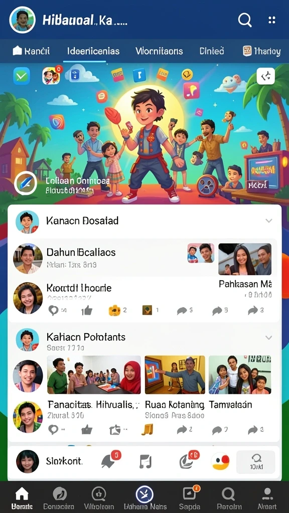 Tampak karakter utama siap untuk beraksi.