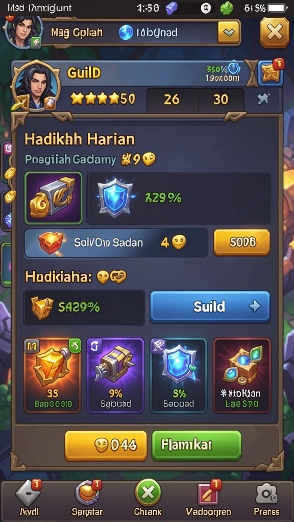 Antarmuka pengguna yang ramah dan modern.