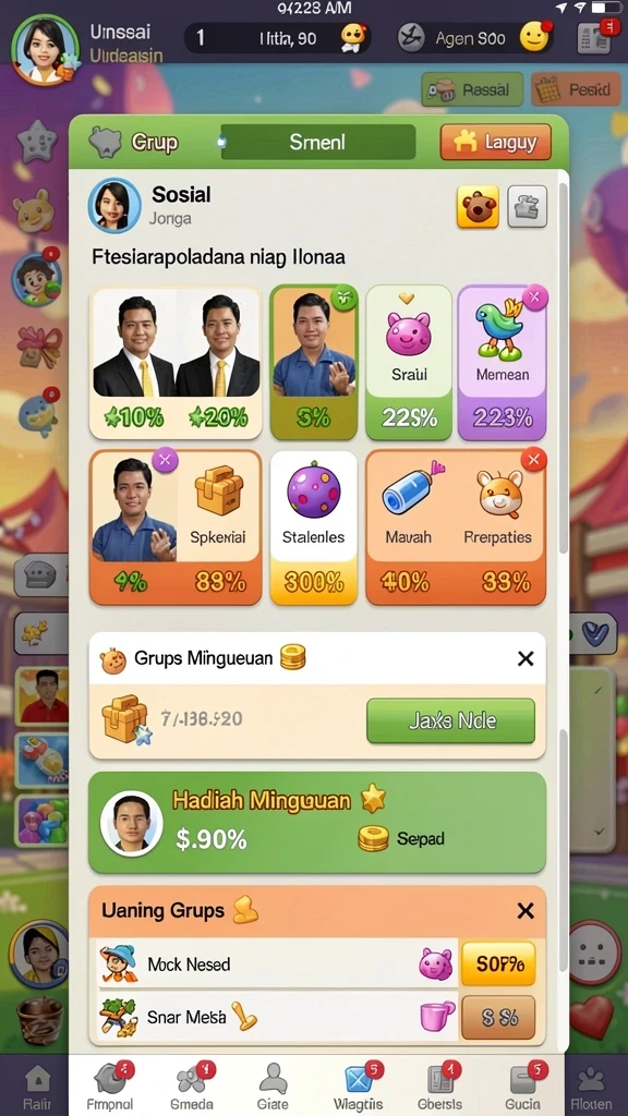 Aksi seru dalam pertarungan melawan musuh.